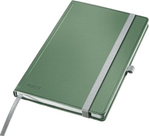 Leitz Style   Notisbok   Eskebundet   A5 145 X 210 Mm   80 Ark / 160 Sider   Elfenbenspapir   Lined   Olive Green Cover