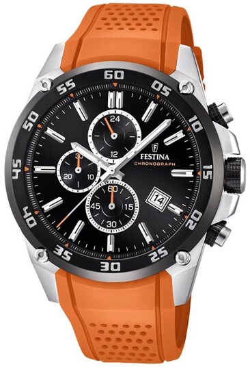 Festina Herreklokke F20330 4 Sport Sort/Gummi Ø46 mm Festina Herreklokke F20330 4 Sport Sort/Gummi Ø46 mm