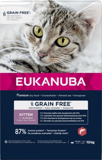 Eukanuba Kitten Grain Free Laks 2 x 10 kg Eukanuba Kitten Grain Free Laks 2 x 10 kg