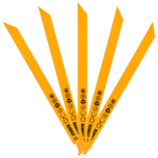 Dewalt Bajonettsagblad 305mm dt2355 gummi/glassfiber 5pk