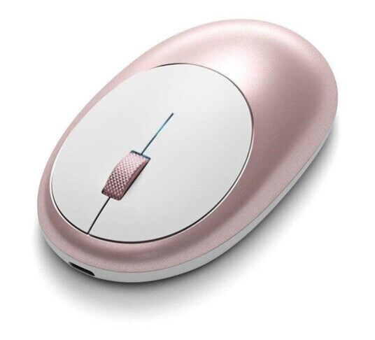 Satechi M1 Bluetooth Wireless Mouse (Rose Gold) - Mus - Optisk - 3 knapper - Rosa Satechi M1 Bluetooth Wireless Mouse (Rose Gold) - Mus - Optisk - 3 knapper - Rosa