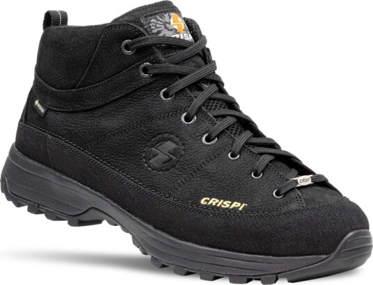 Crispi Unisex A-Way Mid Nubuk Gore-Tex 46, Black Crispi Unisex A-Way Mid Nubuk Gore-Tex 46, Black