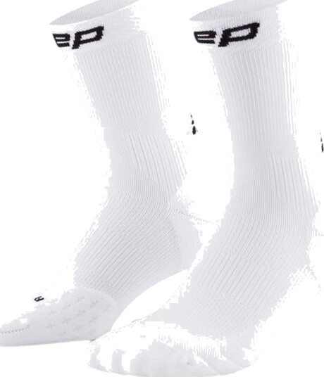 CEP Women"s Run Socks Mid Cut 5.0 White 37-40 CEP Women"s Run Socks Mid Cut 5.0 White 37-40