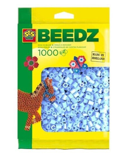 SES Iron on Beads 1000 Light Blå SES Iron on Beads 1000 Light Blå
