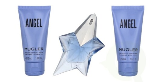 Thierry Mugler Angel Giftset 125 ml Eau De Parfum Spray Refillable 25ml/Shower Gel 50ml/Body Lotion 50ml Thierry Mugler Angel Giftset 125 ml Eau De Parfum Spray Refillable 25ml/Shower Gel 50ml/Body Lotion 50ml