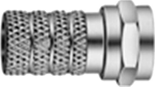 Triax Koaksialplugg F-Type Nikkel 75 Ohm