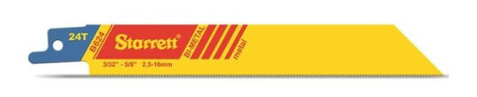 Starrett B624-5 Tigersagblad 5-pakning 24 TPI Maskintilbehør & forbruk