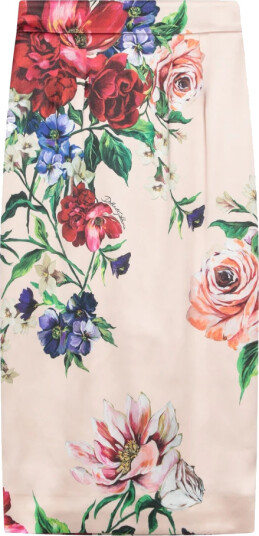 Dolce & Gabbana Dame Skjørt Flerfarget L,