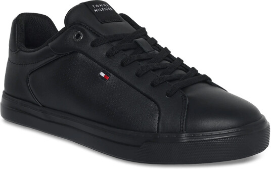 Tommy Hilfiger Lightweight Pinperf Lth Sneaker Black 41