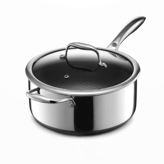 HEXCLAD Gryte med lokk 4,7 ltr hybrid HEXCLAD Gryte med lokk 4,7 ltr hybrid