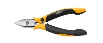 Wiha Professional Esd, Diagonal Tang, Kull Stål, Svart, Gult, 115 Mm, 11,4 Cm (4.5"), 78 G