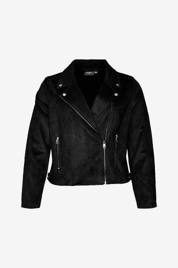 Vero Moda Curve Biker jakke vmcJose Short Svart