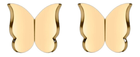 Muli Collection Butterfly Studs Gold