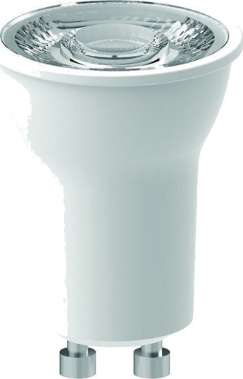 Spl GU10 MR11 3W dimbar LED pære   300lm 2700K 36 grader   Dimbar : Dimbar Kulør : Varm