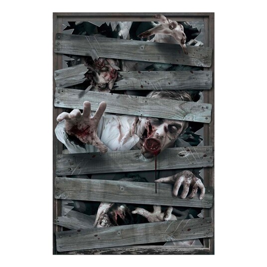 Fiestas Guirca Vindusdekorasjon Zombies