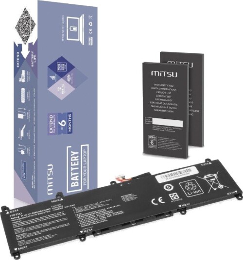 Mitsu-Batteri Til Asus Vivobook S13 S330u X330f X330u 