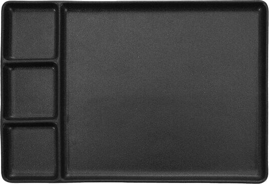 Aida RAW tapas /sushitallerken 31,5x21,5 cm titanium black Aida RAW tapas /sushitallerken 31,5x21,5 cm titanium black