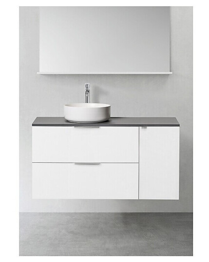 Hafa Shape 1100 Servantskap m/2 skuffer 110x45,3x53,5 cm Push Open Hvit Matt Hafa Shape 1100 Servantskap m/2 skuffer 110x45,3x53,5 cm Push Open Hvit Matt
