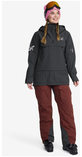Halo 2L Insulated Ski Anorak Dame Anthracite Storrelse:S Skalljakke Turjakke & Vindjakke