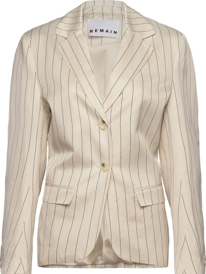 REMAIN Birger Christensen | Drapy Striped Blazer | 36 REMAIN Birger Christensen | Drapy Striped Blazer | 36