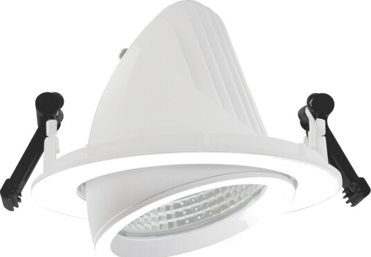 Norlux Zeta Mini 4400lm 4000K 30° 27W Hvit Innfelt Downlight