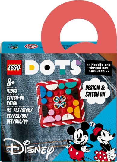 LEGO DOTS 41963 Mikke Mus og Minni Mus Merker som sys på