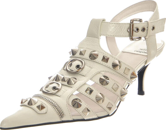 Jeffrey Campbell Dame Sko Hvit 36 EU,