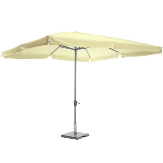 VEGA Parasoll Soleil; 300x300x260 cm LxBxH; Ecru; Kvadratisk
