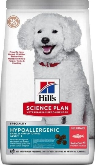 Hill's Science Plan Hypoallergenic Hundefôr til Voksne Laks 6 kg Hill's Science Plan Hypoallergenic Hundefôr til Voksne Laks 6 kg
