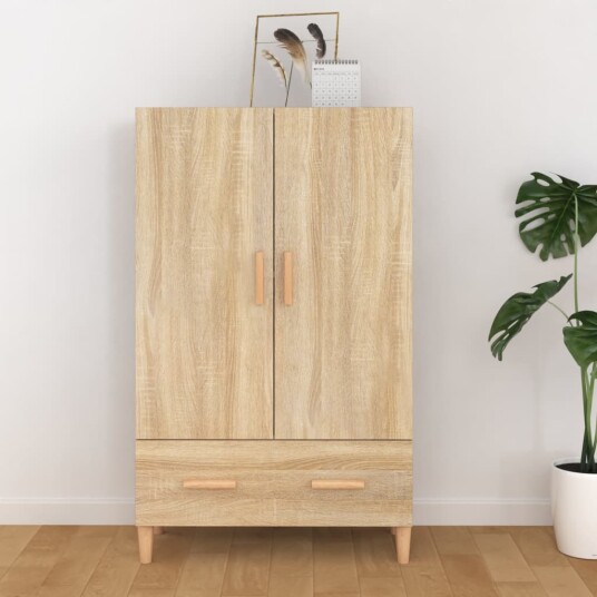 vidaXL Highboard sonoma eik 70x31x115 cm konstruert tre vidaXL Highboard sonoma eik 70x31x115 cm konstruert tre