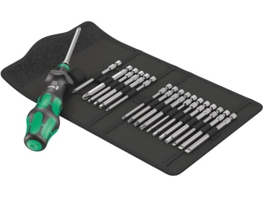Wera Kraftform Kompakt Turbo Imperial 1 Bitsskrutrekkersett 15 Deler