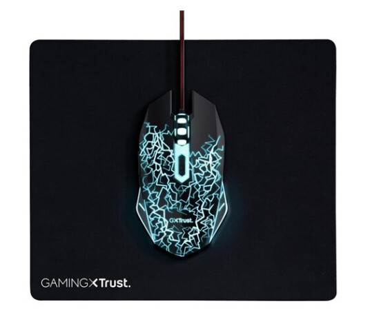 Trust BASICS GAMING MOUSE & PAD - Gaming mus - Trust BASICS GAMING MOUSE & PAD - Gaming mus -