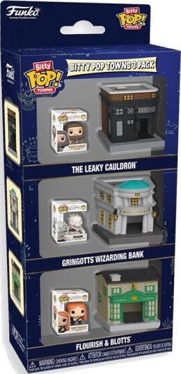 Funko Bitty POP! Town: Harry Potter 3Pack Diagon Alley Funko Bitty POP! Town: Harry Potter 3Pack Diagon Alley