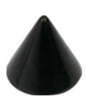 Secret Point Svart Akrylkule Strl 4 mm kule til 1.2 mm stang