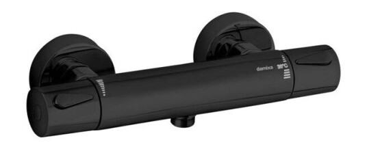 Damixa silhouette thermostat battery down / down black Damixa silhouette thermostat battery down / down black