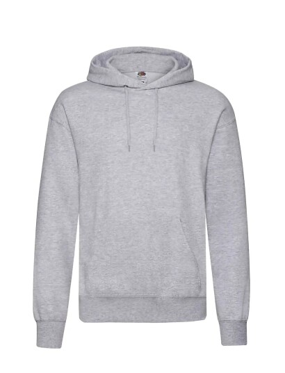 Fruit of the loom Classic Hooded Sweat Grey XL