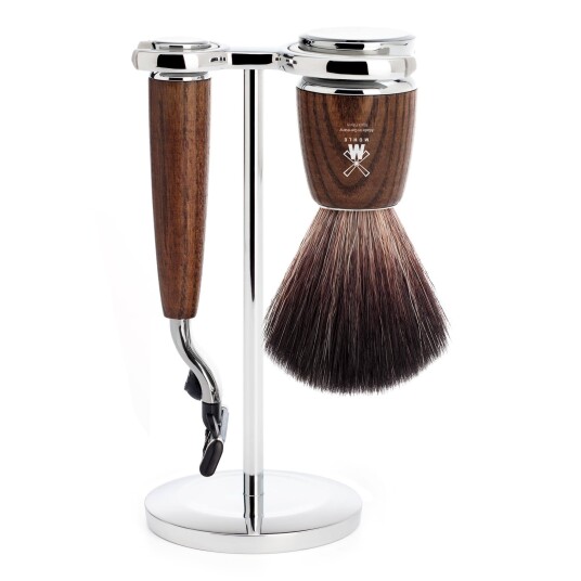 Mühle Rytmo Black Fibre barbersett 3 deler - Mach3 Mühle Rytmo Black Fibre barbersett 3 deler - Mach3