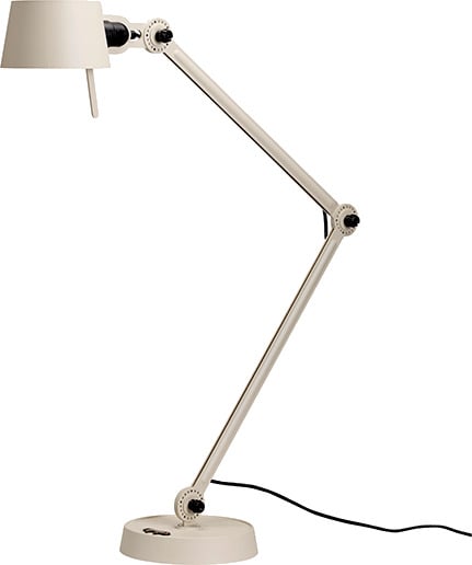Tonone Bolt Bordlampe Dobbelarmet Lyn Hvit