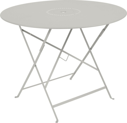 Fermob Floréal Table 96 Cm Clay Grey A5 Utendørs Spisebord Grønn,Grå Metall
