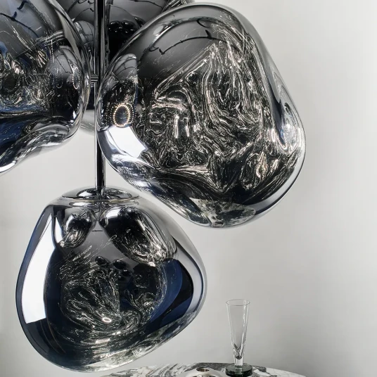 Tom Dixon Melt Chandelier Small Smoke LED Tom Dixon Melt Chandelier Small Smoke LED