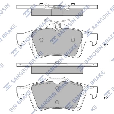 Bremseklosser Hi Q SP2091