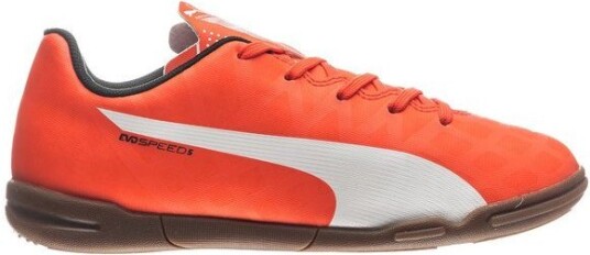 Puma  Kids EvoSpeed Indoor 5.4 Total Eclipse Lava   Black/Orange 39