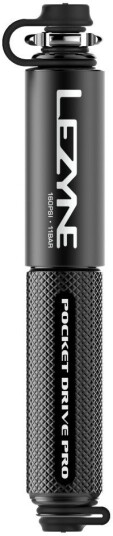 Lezyne Pocket Drive Pro Håndpumpe Sort Lezyne Pocket Drive Pro Håndpumpe Sort