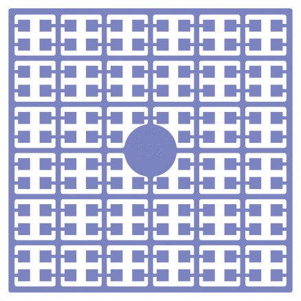 Pixelhobby Midi perler 152 blå lilla 2x2mm 140 piksler