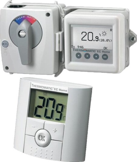 Termoventiler Villaregulering Termomatic Ec Home Wl Med Trådløs Romsensor