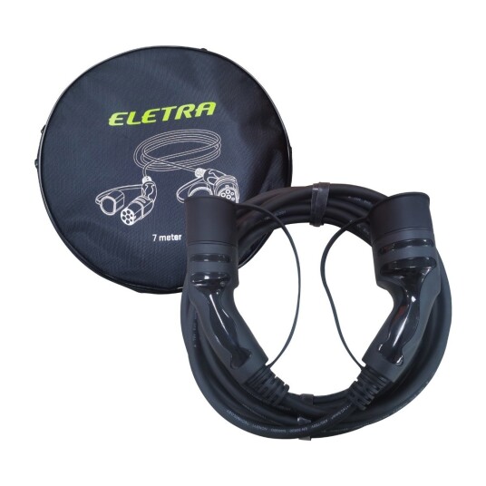 Eletra Ladekabel T2-T2 1P 32A 7M 7.4 Kw