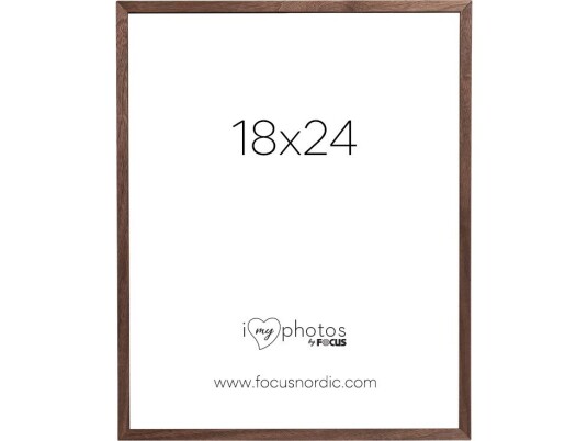 Fotoramme Focus Soul Valnøttfiner 18X24
