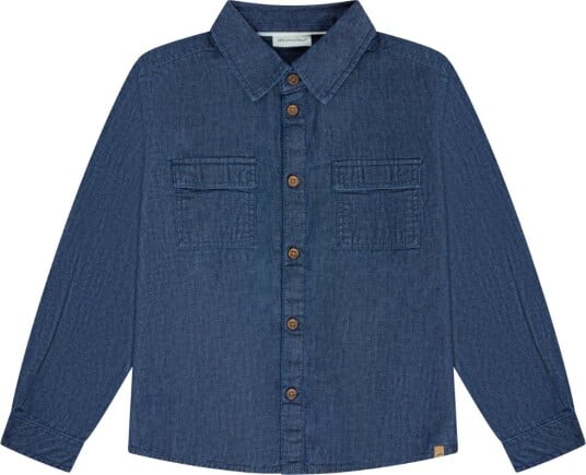 Minymo Shirt Ls Chambray PARISIAN NIGHT 128