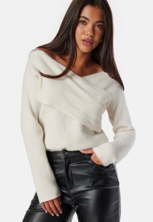 BUBBLEROOM Knitted Sweater Offwhite L BUBBLEROOM Knitted Sweater Offwhite L