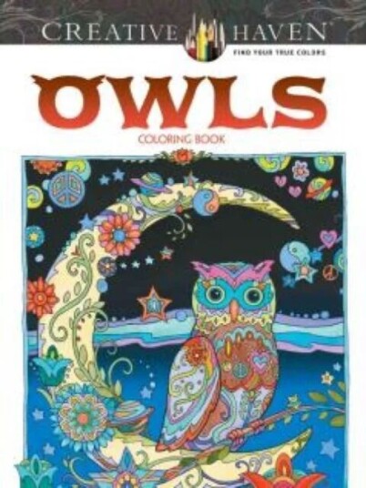 Creative Haven Owls Coloring Book Av Marjorie Sarnat